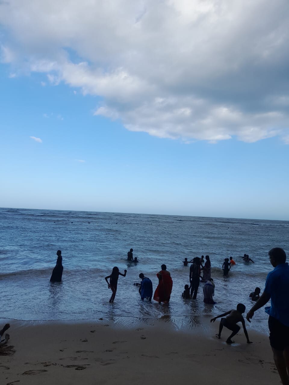 Evening on Tiruchendur beach